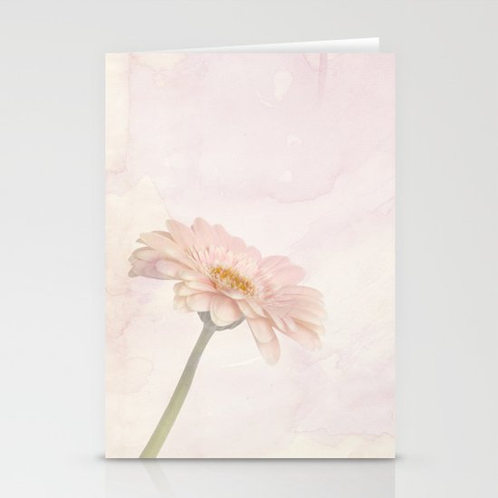 Pink Gerbera Stationery Cards