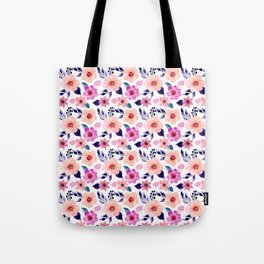 Pink flowers Tote Bag