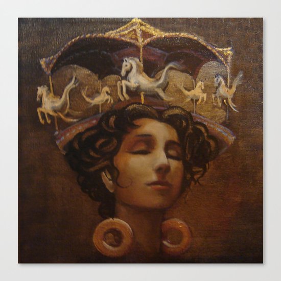 Brass Ring Dream Canvas Print