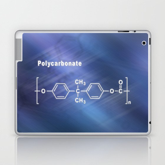 Polycarbonate PC Lexan, Structural chemical formula Laptop & iPad Skin