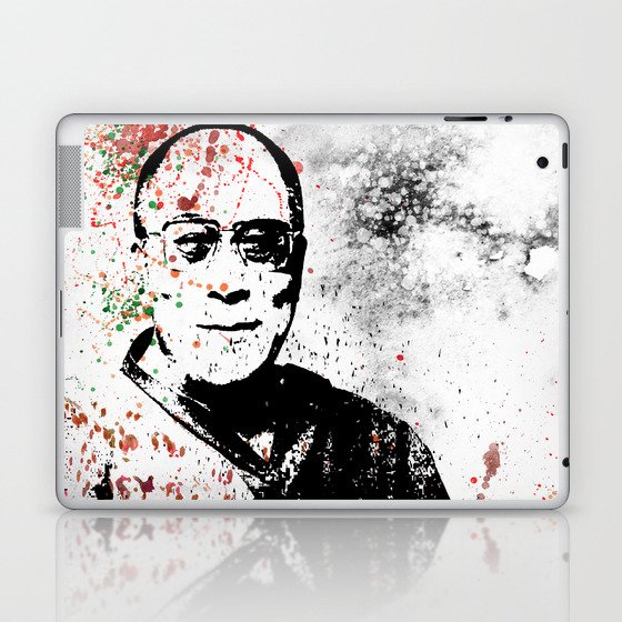 Dalai Lama-Watercolor Laptop & iPad Skin
