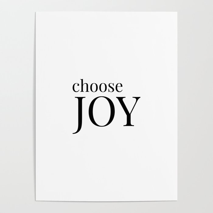 Choose Joy Poster