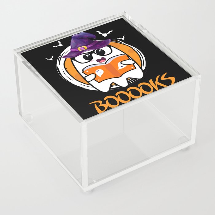 Booooks - reading Halloween Acrylic Box