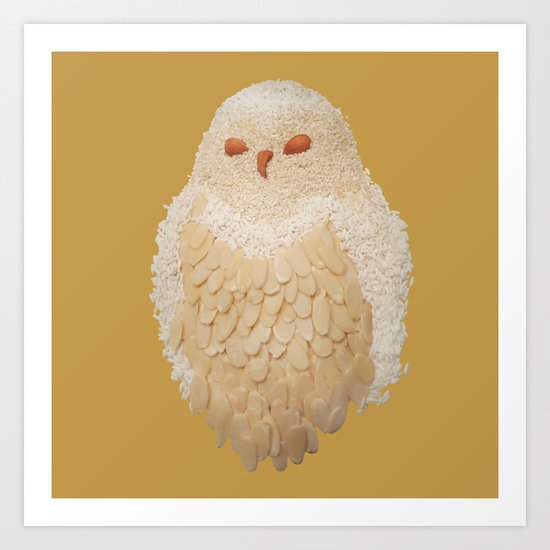 Owlmond 3 Art Print