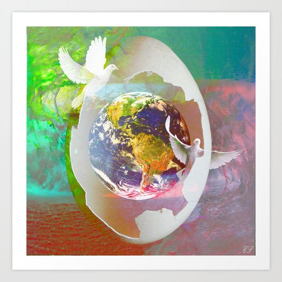 " You have a new message " Art Print