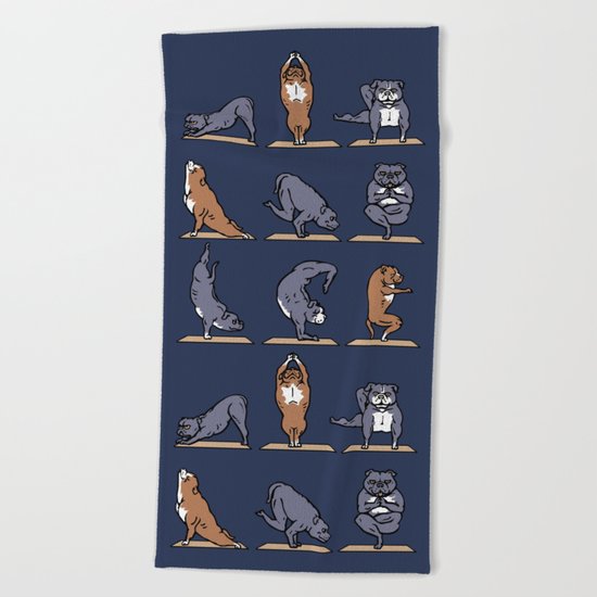 American Pit Bull Terrier Beach Towel