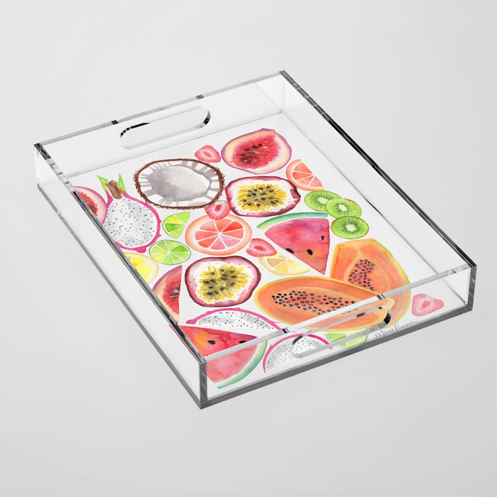 Fruit Slices Acrylic Tray
