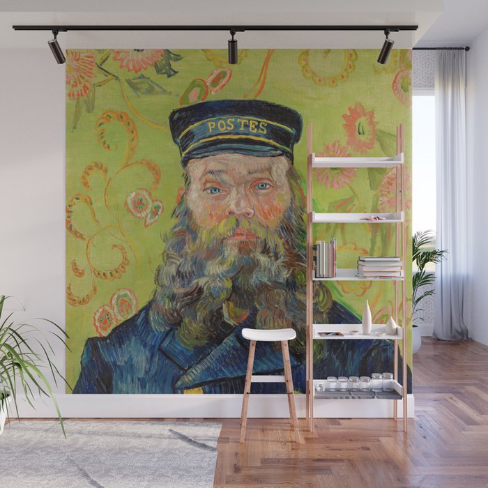 Vincent Van Gogh - Portrait of the Postman Joseph Roulin Wall Mural