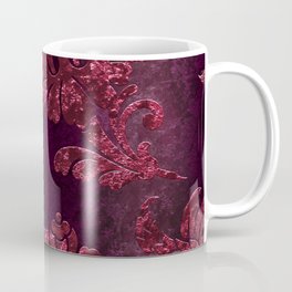 Embossed Claret Velvet 10 Coffee Mug
