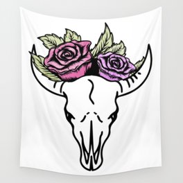 Skull & Rose Wall Tapestry