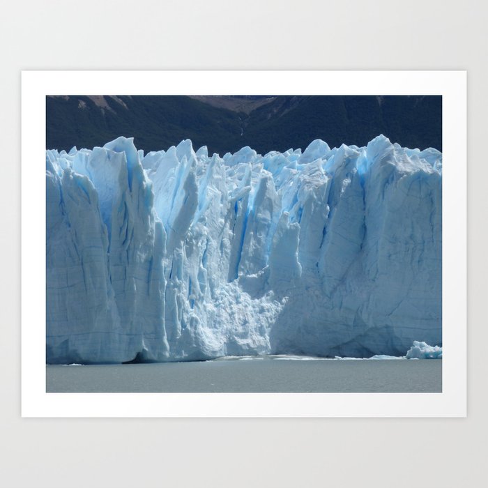 Giant glacier Art Print