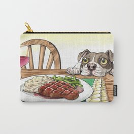 A Dog's Potential Steak Dinner Carry-All Pouch