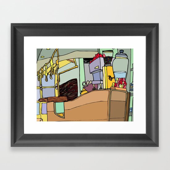 Time for Coffee Framed Art Print