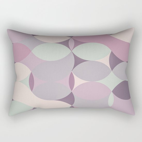 Circles Rectangular Pillow