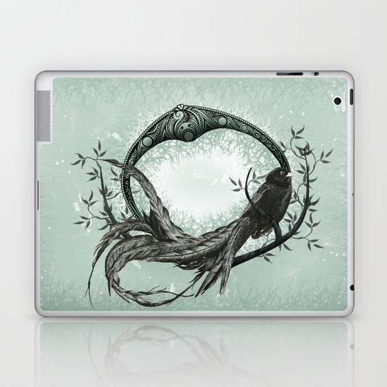 Long Tailed Widow Bird Laptop & iPad Skin