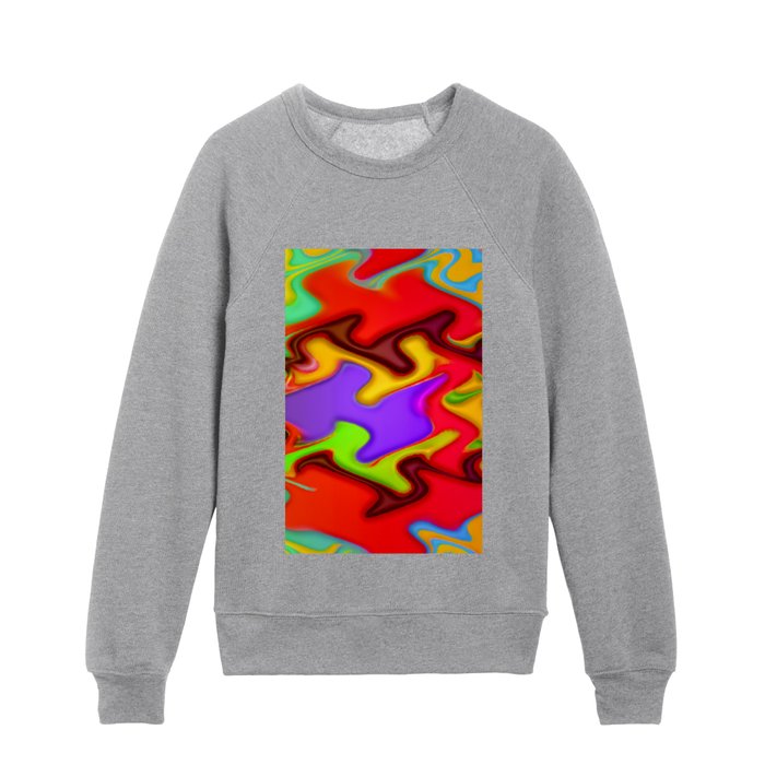 Wild colors ... Kids Crewneck