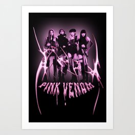 PINK VENOM | BLACKPINK black ver. Art Print