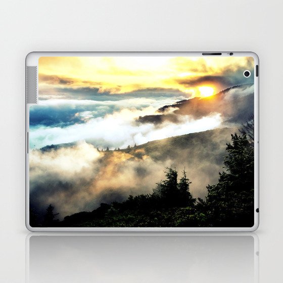 Sunrise mountains Laptop & iPad Skin