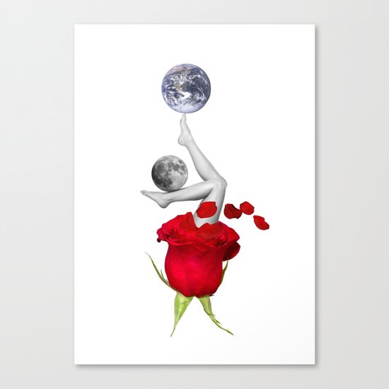 Fleur de peau Canvas Print