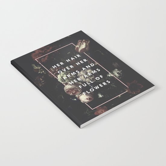 Arms Full Of Flowers Notebook