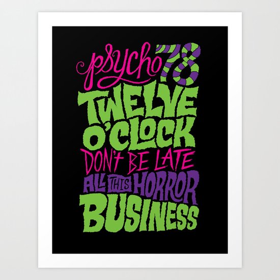Horror Business Art Print