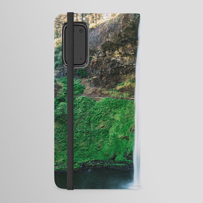 Waterfall in Oregon Android Wallet Case