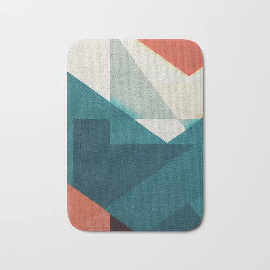 Sailing Origami Sea Bath Mat
