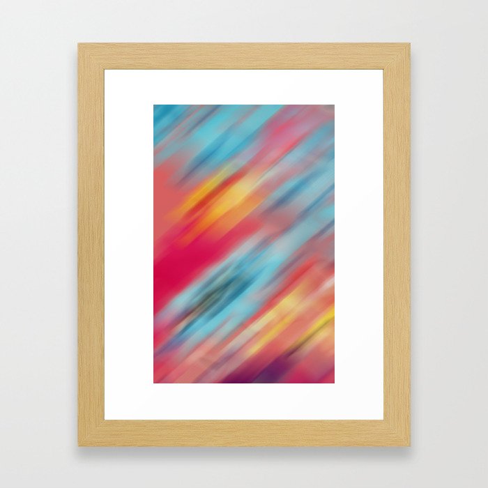 Flash Abstract Framed Art Print