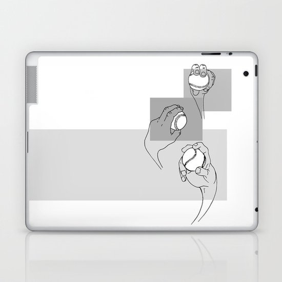 Anatomy of a Baseball Pitch Laptop & iPad Skin