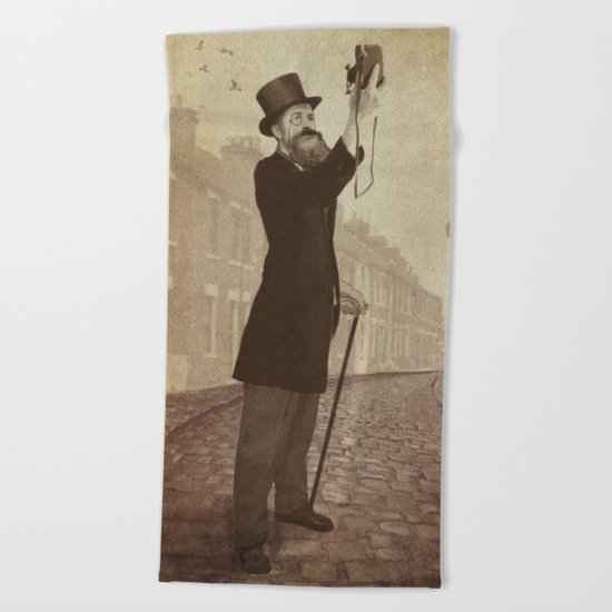Vintage Selfie Beach Towel