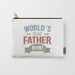 Best father in the world - Father's Day gift idea - Gift for best dad in the world Carry-All Pouch