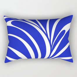 Infinity Blue Leaf - Matisse Rectangular Pillow