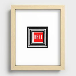 Welcome Recessed Framed Print
