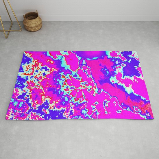 Pretty Pink And Blue Abstract Design Cloud Series 1