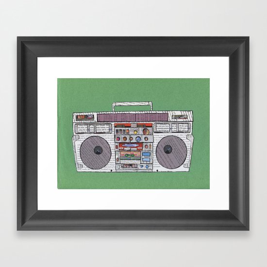paper jams Framed Art Print