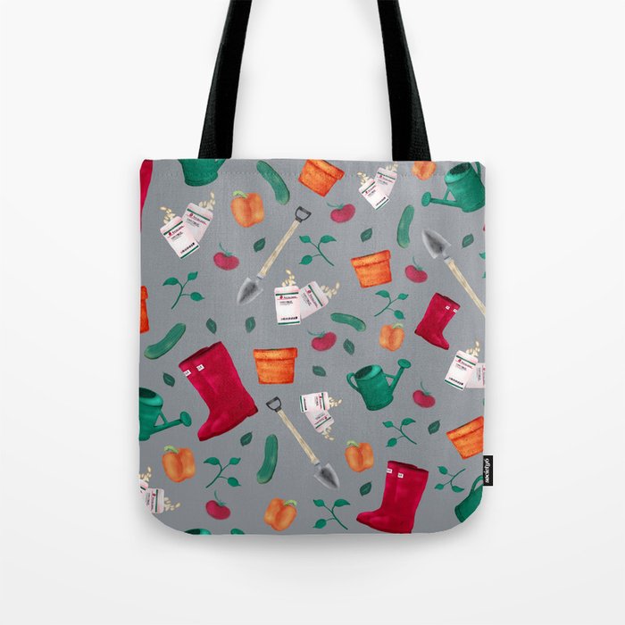 Garden pattern Tote Bag