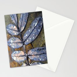 Rainy Leaves Stationery Cards