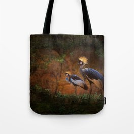 African Cranes Tote Bag