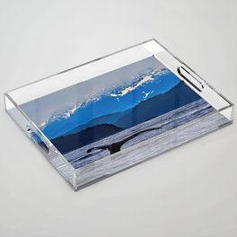 Alaskan Whale  Acrylic Tray