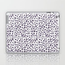 Watercolor Polka Dots - Purple Laptop Skin
