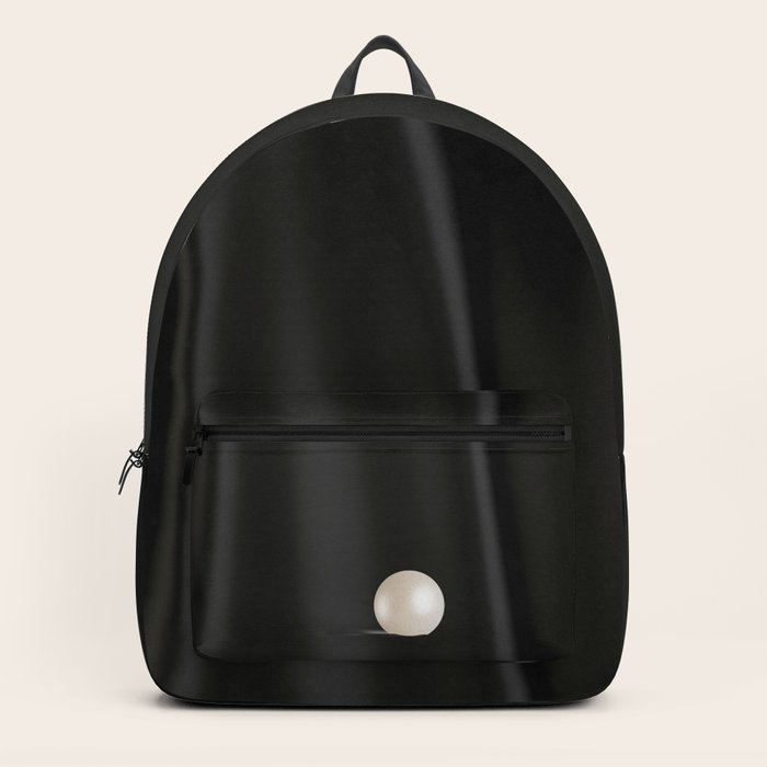black satin backpack