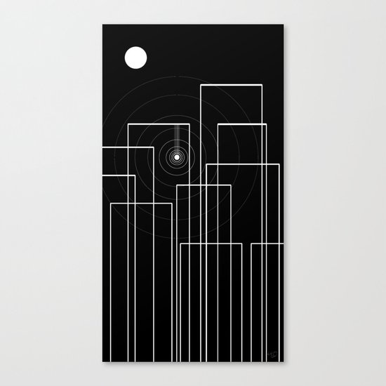 Scream in the Night Canvas Print