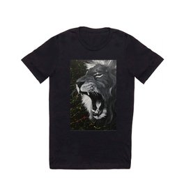 Soul Rebel T-shirt | Blackandwhite, Regal, Lionmane, Rasta, Magical, Lion, Painting, Roar, Acrylic, Splatter 