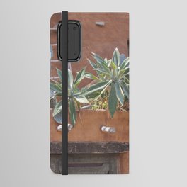 Mexican cactus on a summer rooftop art print - nature and travel photography Android Wallet Case