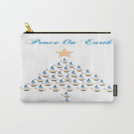"Peace On Earth" Tree Carry-All Pouch