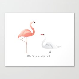 Who's Your Stylist? Canvas Print