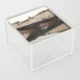Bridge Reflection on the Arno  |  Travel Photography Acrylic Box