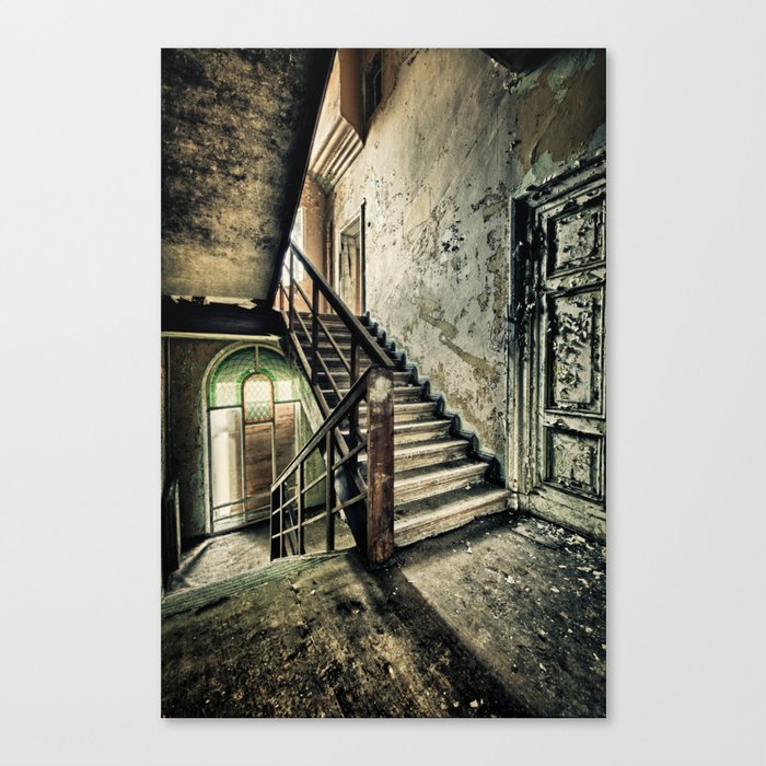 Neglected Stairway Canvas Print