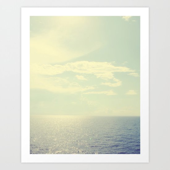 Peaceful Ocean Art Print