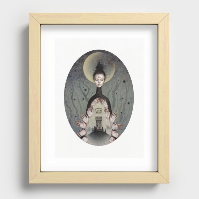 Divinity is Within us  Recessed Framed Print